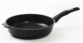 МЕЧТА 22802И Гранит black Induction Pro 22см несъемная ручка Сковорода