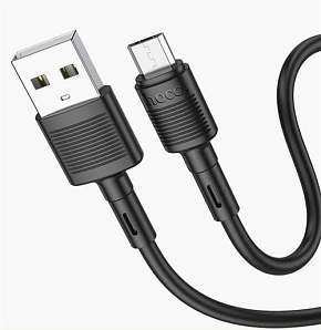 HOCO (6931474770882) X83 Victory MicroUSB (m) 1m - черный Кабель