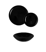 LUMINARC PAMPILLE BLACK 18 предметов Q6157 Набор столовый