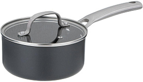 AGNESS КОВШ С КРЫШКОЙ 1,4Л "CHEF" 16*7,5СМ, АНОДИРОВАННЫЙ АЛЮМИНИЙ,3Х СЛОЙНОЕ ПОКРЫТИЕ DAIKIN 947-105 Ковш