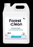 FOREST CLEAN 2в1 Гель для стирки белья с ПЯТНОВЫВОДИТЕЛЕМ "Зимний лес" 5л Гель для стирки белья