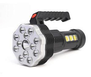 ULTRAFLASH (15193) LED51537 (фонарь акк 4В, черн., 16LED, 3 Вт, 4 реж, Micro USB, бокс) фонарь