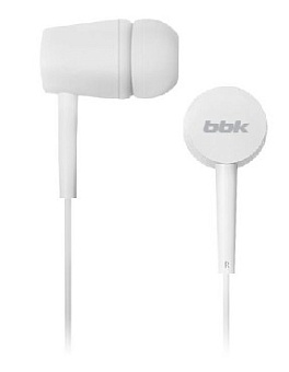 BBK EP-1002S белый Наушники