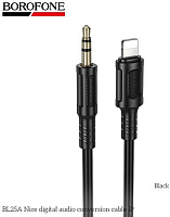 BOROFONE (6941991124761) BL25A AUX 3.5mm 8-pin, 1.0м Black