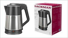 BACKMAN BM-TEA 727 (2,3л. металл/пластик) Чайник электрический BACKMAN BM-TEA 727