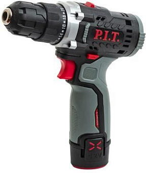 P.I.T. Дрель аккум. PBM12K-10A/1 X-DRIVER (12В, 22Нм, 10 мм, 2ск, 0-350/1350, 1х2,0Ач, ЗУ, коробка)