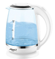 ATLANTA ATH-2471 white (2л. стекло) Чайник электрический ATLANTA ATH-2471 white (2л. стекло)
