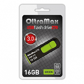 OLTRAMAX OM-16GB-270-Green 3.0 зеленый флэш-накопитель