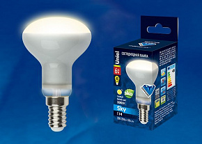UNIEL (UL-00001491) LED-R50-6W/WW/E14/FR PLS02WH Лампочки светодиодные
