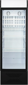 БИРЮСА B310PN 310л витрина черный фронт Холодильная витрина