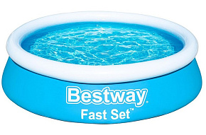 BESTWAY 57392 (006186) BESTWAY 57392 (006186) Бассейн с надувным бортом 183х51см