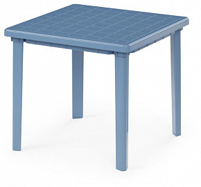 АЛЬТЕРНАТИВА М2594 стол 800х800х740мм квадратный (синий) Мебель из пластика