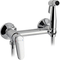 GFMARK 2166 с гигиеническим душем круглый корпус цвет ХРОМ Смеситель для ванной