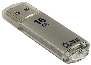 SMARTBUY (SB16GBVC-S) 016GB V-Cut Silver USB флеш SMARTBUY (SB16GBVC-S) 016GB V-Cut Silver