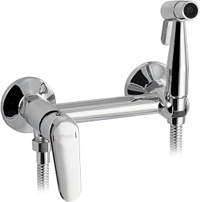 GFMARK 2166 с гигиеническим душем круглый корпус цвет ХРОМ Смеситель для ванной