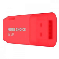 MORE CHOICE (4610196407468) MF32 USB 32GB 2.0 Red Флэш-накопитель