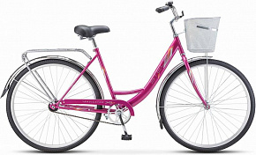 STELS Navigator-345 C 28*LU098859*JU135630 (20 Пурпурный) + корзина Велосипед