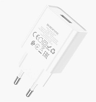 BOROFONE (6974443388640) BA74A Aspirer 1USB белый СЗУ