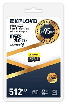 OLTRAMAX MicroSDXC 512GB Class 10 UHS-1 Premium (U3) [OM512GCSDXC10UHS-1-PrU3 w] Карта памяти