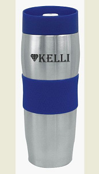 KELLI KL-0942 синий Термокружка