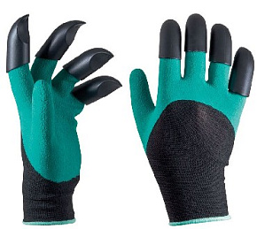 PARK Перчатки садовые с пластиковыми когтями GG-8 3657 Перчатки