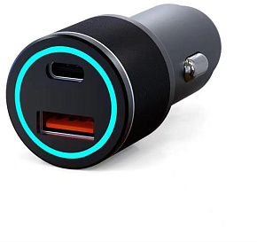 REXANT (18-2220) АЗУ 2 порта (USB-А + USB-A), черный