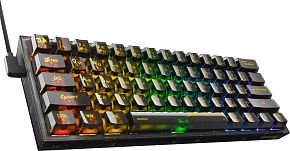 REDRAGON (71737) Fizz RU,RGB,прозрачный черный, механическая Клавиатура