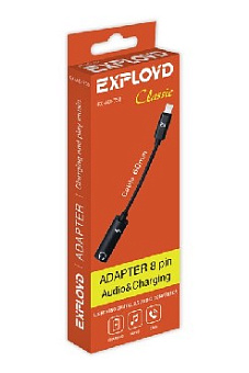 EXPLOYD EX-AD-758 8 Pin Classic черный Переходник