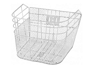 STELS Велокорзина передняя JL-027 для 28", стальная белая для 28" 270045*LU052197 Велокорзина