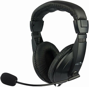 OKLICK Наушники с микрофоном Оклик HS-M137V черный 1.8м мониторные оголовье (614046)