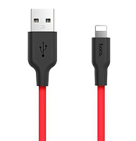 HOCO (6957531071372) X21 USB (m) - 8 Pin (m) 1.0m - красный/черный Кабель