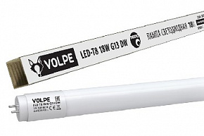 VOLPE (UL-00001457) LED-T8-18W/DW/G13/FR/FIX/N матовый рассеиватель Дневной свет G13 неповоротный Лампа светодиодная