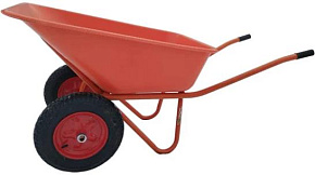 LWI Тачка строительная 2-х колесная 150л. 280кг 150х2PROFI Тачка строительная