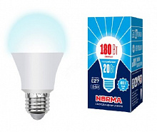 VOLPE (UL-00004029) LED-A65-20W/NW/E27/FR/NR Форма A матовая Серия Norma 4000K Лампа светодиодная