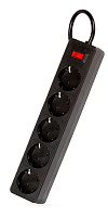 SMARTBUY (SBSP-30K-Pro) - 6 роз х3,0 м - черный Сетевой фильтр