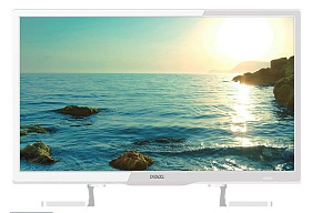 POLAR P24L25T2C HD белый безрамочный LED-телевизор