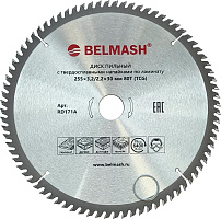 BELMASH Диск пильный по ламинату 255x3,2/2,2x30 80T Диск пильный
