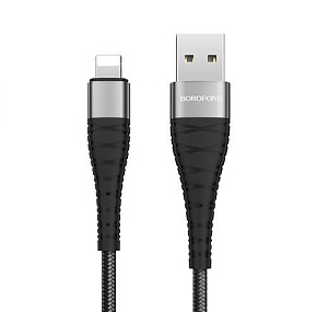 BOROFONE (6931474710413) BX32 1м черный Кабель 8 Pin