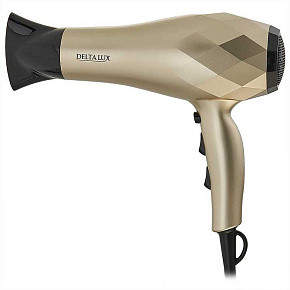 DELTA LUX DL-0941 gold/black Фен