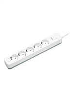 PERFEO (PF_C3963) POWER STREAM - 5 роз - 1,5 м - белый Сетевой фильтр