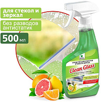 CLEAN&GREEN CG8285 для стекол и зеркал с нашатырным спиртом (триггер) 500мл Моющее средство