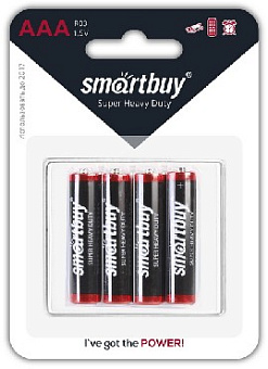 SMARTBUY (SBBZ-3A04S) R03-4S Элементы питания
