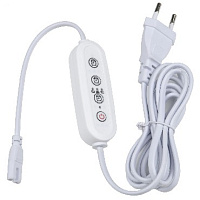 UNIEL (UL-00006492) UST-E32 WHITE 2M Таймер электронный с розеткой