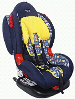 SIGER KRES2046 ART "Кокон ISOFIX" котики, 1-7 лет, 9-25 кг, группа 1/2 Детское автомобильное кресло