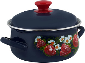 КМЗ 61915-143/6 эмал сфер 4,0л с рис, мет/об яркоокрашенная Кастрюля