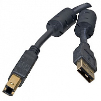 5BITES UC5010-018A EXPRESS USB2.0 / AM-BM / FERRITES / 1.8M / BLACK кабель USB