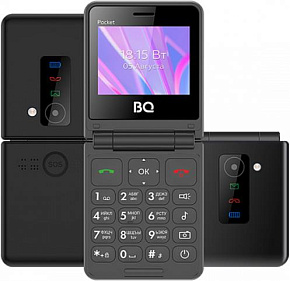 BQ 2456 Pocket Black Телефон мобильный