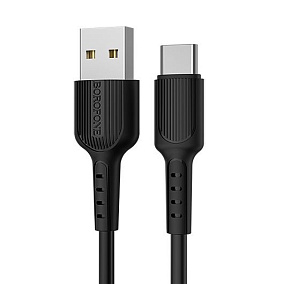 BOROFONE (6957531099475) BX16 USB-Type-C 2A 1m черный Кабель Type-C