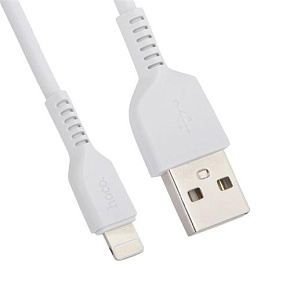 HOCO (6957531068877) X20 USB (m) - 8 Pin (m) 2.0m - белый Дата кабель