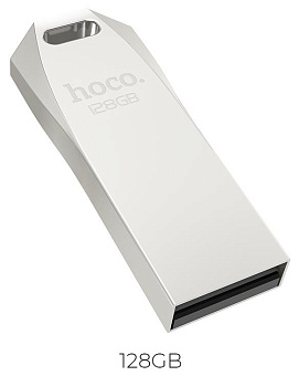 HOCO (6957531099857) UD4 USB 128GB 2.0 Silver Флэш-накопитель